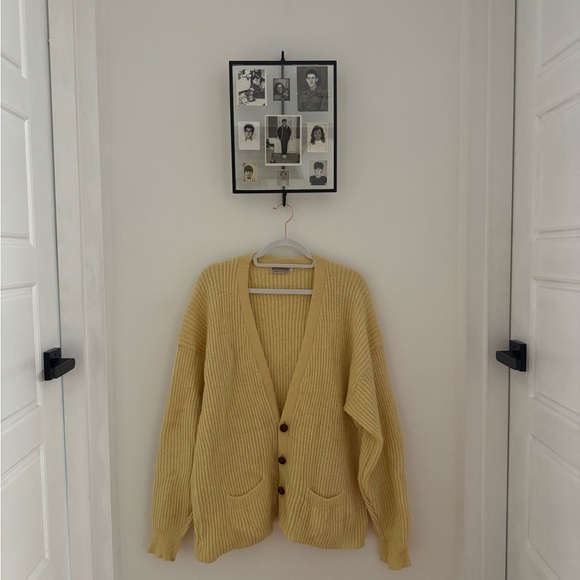 Scottish Wool Cardigan Sweater - Picture 1 of 5